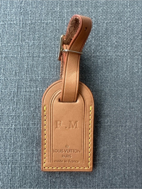 Louis Vuitton Accessories - Louis Vuitton Leather Luggage Tag